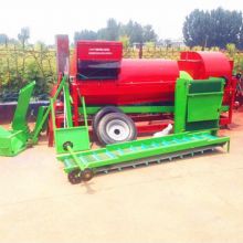 Large Dry and Wet Peanut Picker Semi-Dry Peanut Harvester Peanut Vine, Peanut, Bagging and Car Integrated Machine