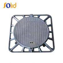 850X850 D400 Double hinge, double closing Square Sewage Manhole Cover in China