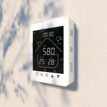 Newest European Thermostat With CO2 and PM2.5 Real Time Monitoring AC220V/DC24V Smart Controller thumbnail-3