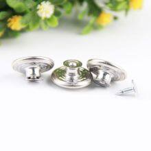 Denim Button Jeans Clothes Engraved Brass and Rivet Jeans Jacket Logo Custom Metal Buttons for Denim Jeans With Diamond thumbnail-5