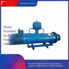 High-flow Horizontal Submersible Pump, Horizontal Submersible Pump for Mine Pit Drainage, High-lift Inclined Horizontal Deep Well Pump thumbnail-3