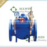 ductile iron water pressure reducing valve with flange end DN32~DN600