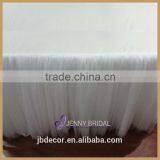 TC091(5) Elegant Wedding Party Decorations White Tulle Table Skirt thumbnail-2