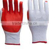 Palm Rubber Coated Gloves, Green Rubber /yellow Rubber/red Rubber thumbnail-1