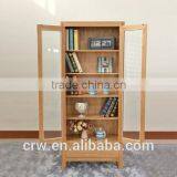 Y-1544 French Style Furniture Bookcase Wooden Filling Cabinets With Glass Doors thumbnail-1