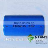 3.6v ER34615 battery D size lithium battery