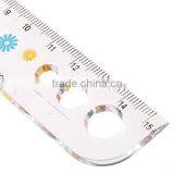 Promotional Fantastic 15cm Clear Acrylic Straight Ruler With Round Corner thumbnail-1