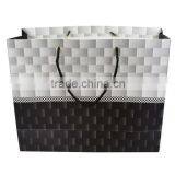 High Quality White Black Color Gift Tote Shopping Bags Design Luminaries Paper Bag B248 thumbnail-2