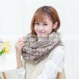 New Style Winter Men Women Fashion Colorful Infinity Acrylic Knit Hood Scarf thumbnail-4