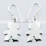 Sterling Silver Dangle Earrings It's A Baby Boy! thumbnail-1