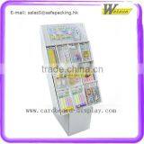 Supermarket Promotion Cardboard Floor Shelf Stand Pocket Display thumbnail-1