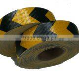 Reflective Direction Tape Black and Yellow Reflective Warning Tape 50mm*45.7m Quality Choice thumbnail-2