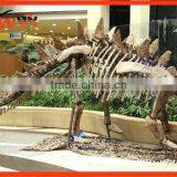 Life Size Emulation Fiberglass Metal Skeleton Fossils for Sale