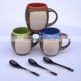 Ceramic Coffee Tea Mug Mugs Cup Cups With Spoon and Handle for Promotional Gifts thumbnail-4