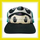 High Quality Products Bros Baby Rinne Costume Play Panda Adjustable Plastic Snapback Polyester Printed Mesh Trucker Cap