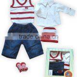 High Quality 100% Cotton Soft Wear Wholesale Baby Clothes Online thumbnail-5