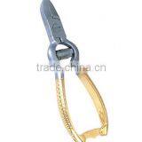 High Quality Soft Touch Cuticle Nail Nipper With Silicon Grip