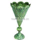 Verdigris Flower Vase thumbnail-1