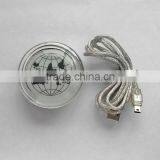 Globe Usb Hub With Colorful LED Light for Advertising