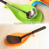 Silicone Spoon Heat-resistant tray rest Spoon Pad Kitchen Tool
