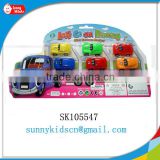 Cute plastic car toy mini car pull back toy promotion toy