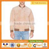 Customized Cotton and Polyester Fabric Chest and Side Pockets Jackets for Men