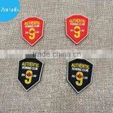 High Quality 3D Silicone Rubber Patch for Bag, Garment, Shoes, Silicone Label