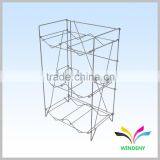 Foldable White Portable 6 Bottles Metal 5 Gallon Water Bottle Rack thumbnail-3