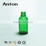 50ml Green essential oil glass bottle with orifice reducer and cap