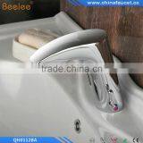 Bathroom Sink Faucet Brass Finish With Automatic Sensor (Hot and Cold)(QH0112BA) thumbnail-2