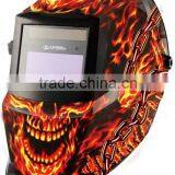 TIG MIG MAG STICK Welding Hellfire With Chain Decal Automatic Darkening Welding Helmet