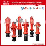 2015 High quality red fire hydrant/portable fire hydrant/pillar fire hydrant