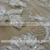 3D Flower Lace/ Becautiful Lace Dress/ Romantic Fabrics /embroiderey Lace thumbnail-3