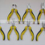 Mini Pliers With Two Spring Tensions, DIY Tools Set, Jewelry Pliers Kit, TPR Handle
