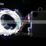 Waterproof Timer 10M 100 Leds Silver Copper Wire String Lights Outdoor Christmas Lighting thumbnail-3