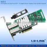 LR-LINK LREC6802BF-2SFP+ PCI Express x8 Dual Port SFP+ 10G Optical Network Card With 100% Compatible X520