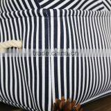 YIWU RODA 100% Canvas Fabric Flax Handle Foldable Storage Box thumbnail-6