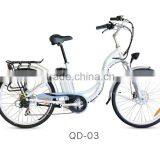 26'' Lithium Battery 250w Brushless Hub Motor Electric Bike