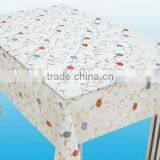Pvc Non-woven Flower Design Pvc Tablecloth, Latest Design Printing Pvc Tablecloth