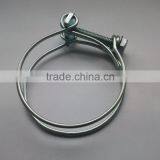 Galvanized Steel Double Wires Hose ClampGalvanized Steel Wire Hose Clamp thumbnail-1