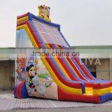 Outdoor Inflatable High Mickey Slide for Kids and Adults