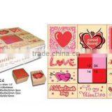 WOODEN STAMP SET