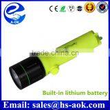 Hot Sales Factory Supply Rechargeable Waterproof Torch Light T6 LED Diving Powerful Led Flashlight thumbnail-1