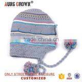 Custom Made Acrylic Knitted Pom-pom Beanie Hat thumbnail-6