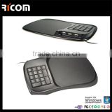 usb keyboard mouse pad,calculator mouse pad with usb hub--MP203