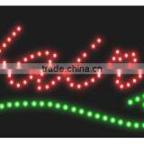 Square LED Sign for Hair Salon Advertising Sign for the Beauty Salon Nail Shops OEM is Welcome thumbnail-1