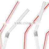 Plastic Striped Color Straws thumbnail-5