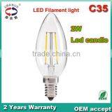 2014 New Arrival E27 360 Degree A60 LED Filament Bulb, 6W Led Filament Candle Light Quality Choice thumbnail-4