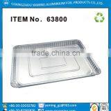 6350ml Rectangular/oblong Full Edge Flange Aluminium Foil Container