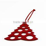 Christmas Holiday Red White Felt Stocking - Red Text - Names Female Car-Cat - Caroline thumbnail-6